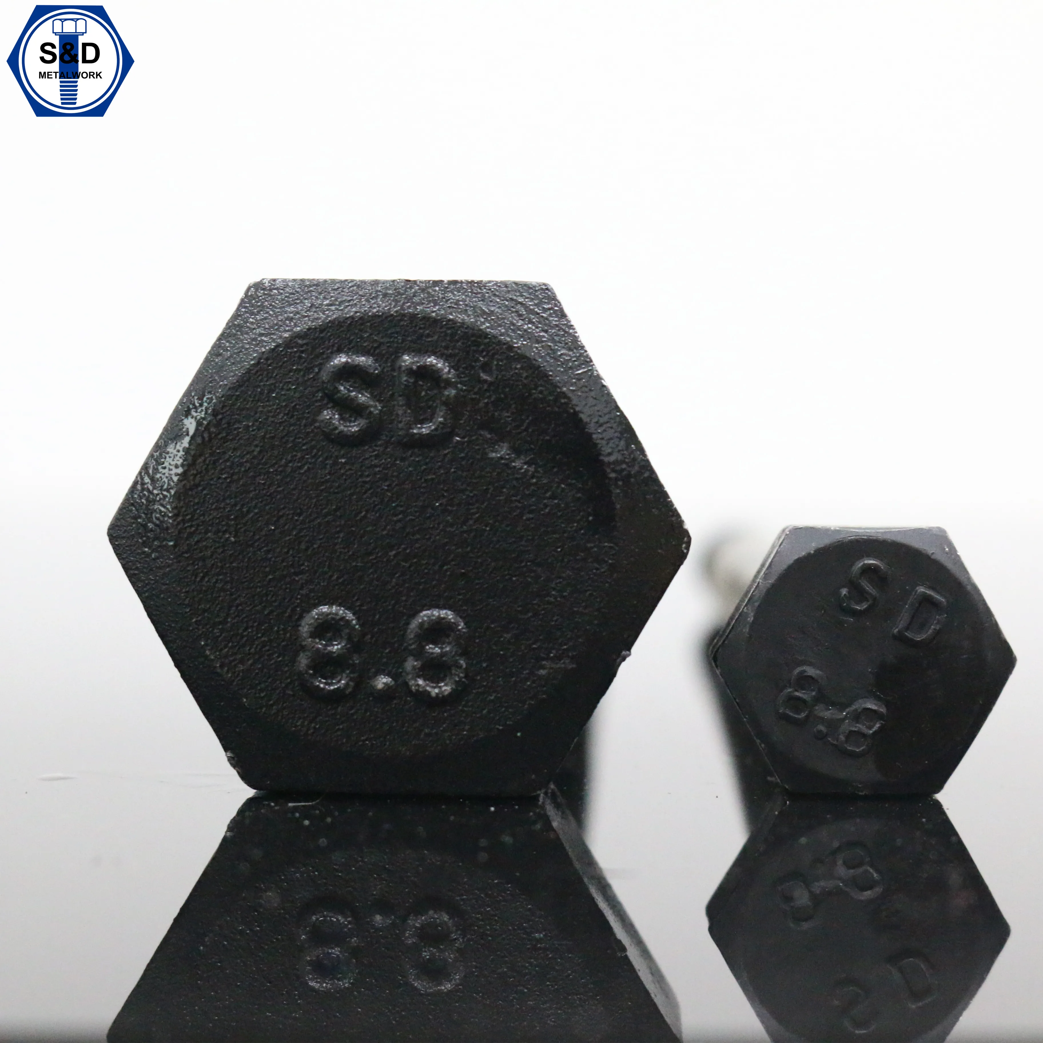 
Stainless steel hex bolt and nut DIN931&DIN933 hex bolts 