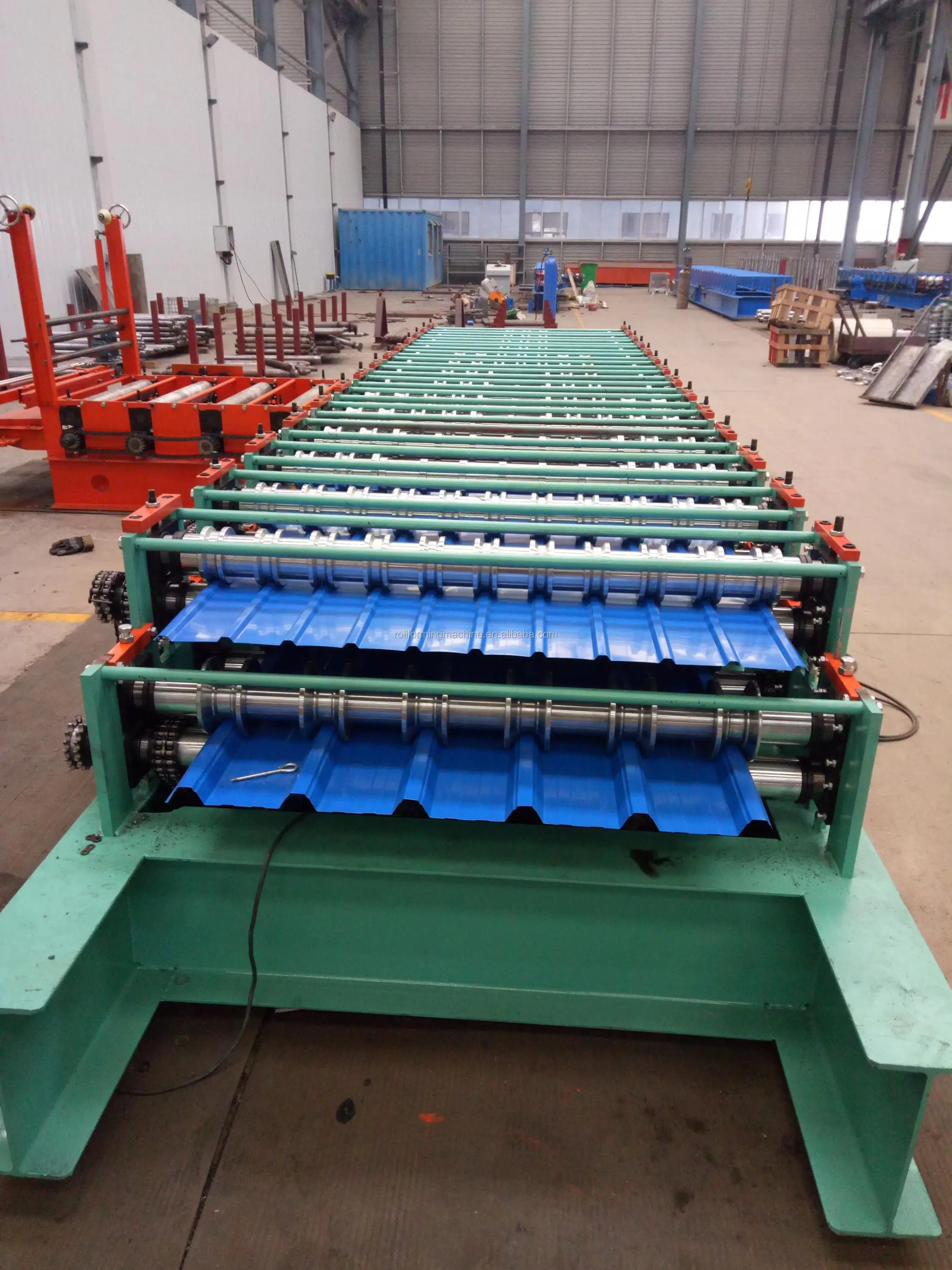 Roof & Wall Cladding Sheet Profile Roll Forming Machine - Buy Roof ...