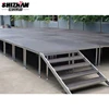 Easy install roof truss with portable stage/event stage setup/platform moving stage