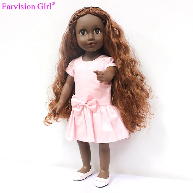 black styling head doll