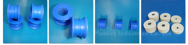 high mechanical strength plastics garage door pulleys sliding