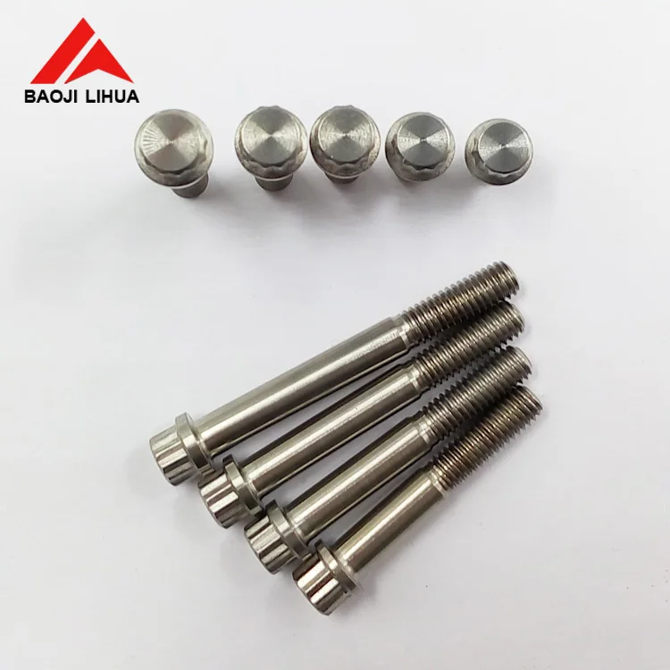 M7 rims bolts ,12 points titanium flange bolts for automobile