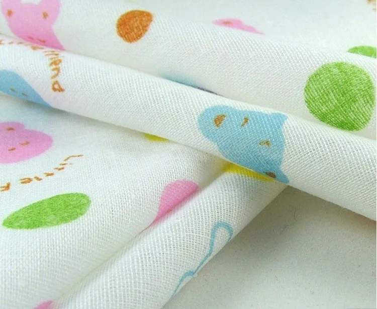 100% Organic Cotton Digital Printed Muslin Fabric Blankets - Buy