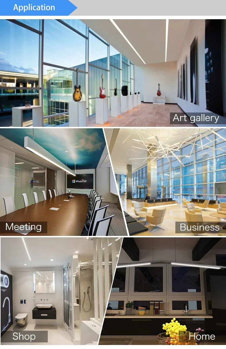  ETL DLC energy saving CRI>80 linear led light