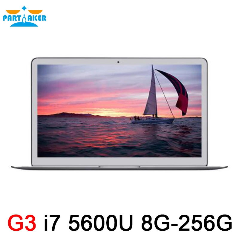 

Partaker 13.3 inch Silver Laptop PC Computer Notebook with i7 5600u 8G RAM 256G SSD, N/a