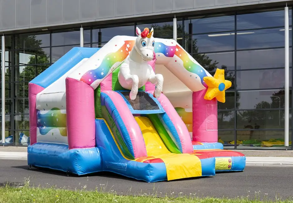 Lovely Kids Bounce House Inflatable Bouncer Unicorn Bouncy Castles