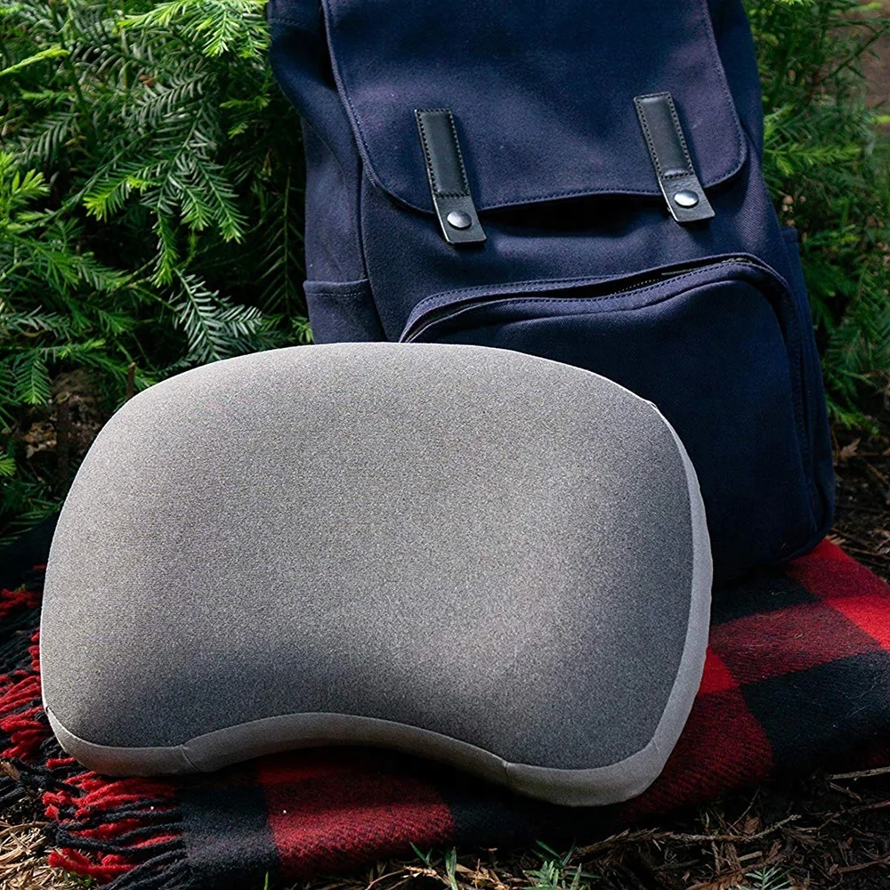 

Amazon hot saling ultralight comfort camping inflatable cushion travel neck pillow, Customized