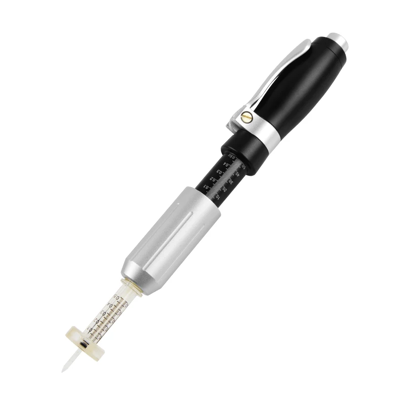 

LiNuo Black 3ml / 5ml needle free noninvasive nebulizer acid hyaluronic pen,hyaluronic acid injectable filler gun