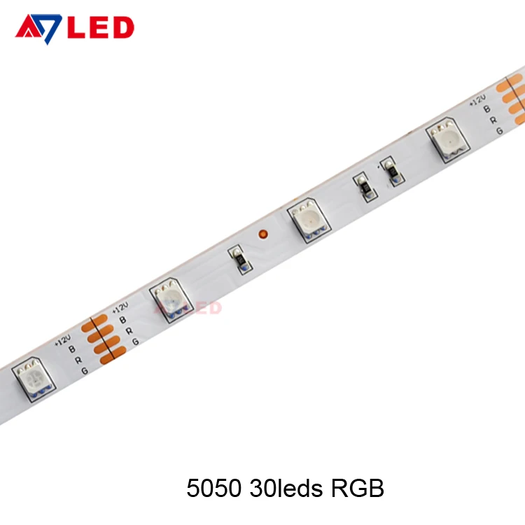 UL CR ROHS dc12v smd5050 30leds dynamic color changing rgb led strip