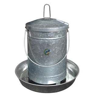 Chicken Farm Equipment Poultry Galvanized Metal Chicken Feeder