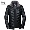 Insulated outerwear down jacket for men s