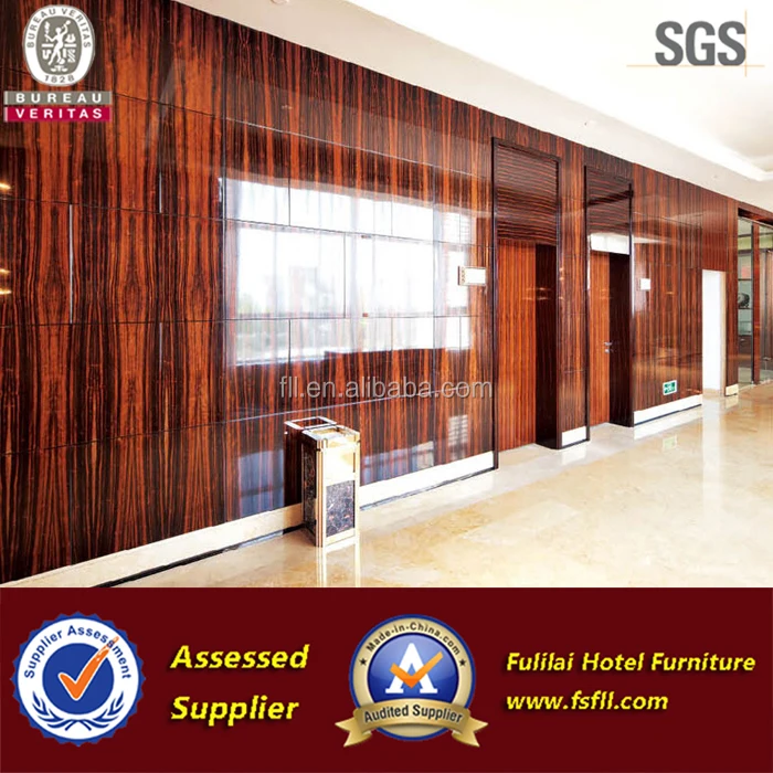 
Customized interior wall panels hotel fixed furniture for 5 star hotel 