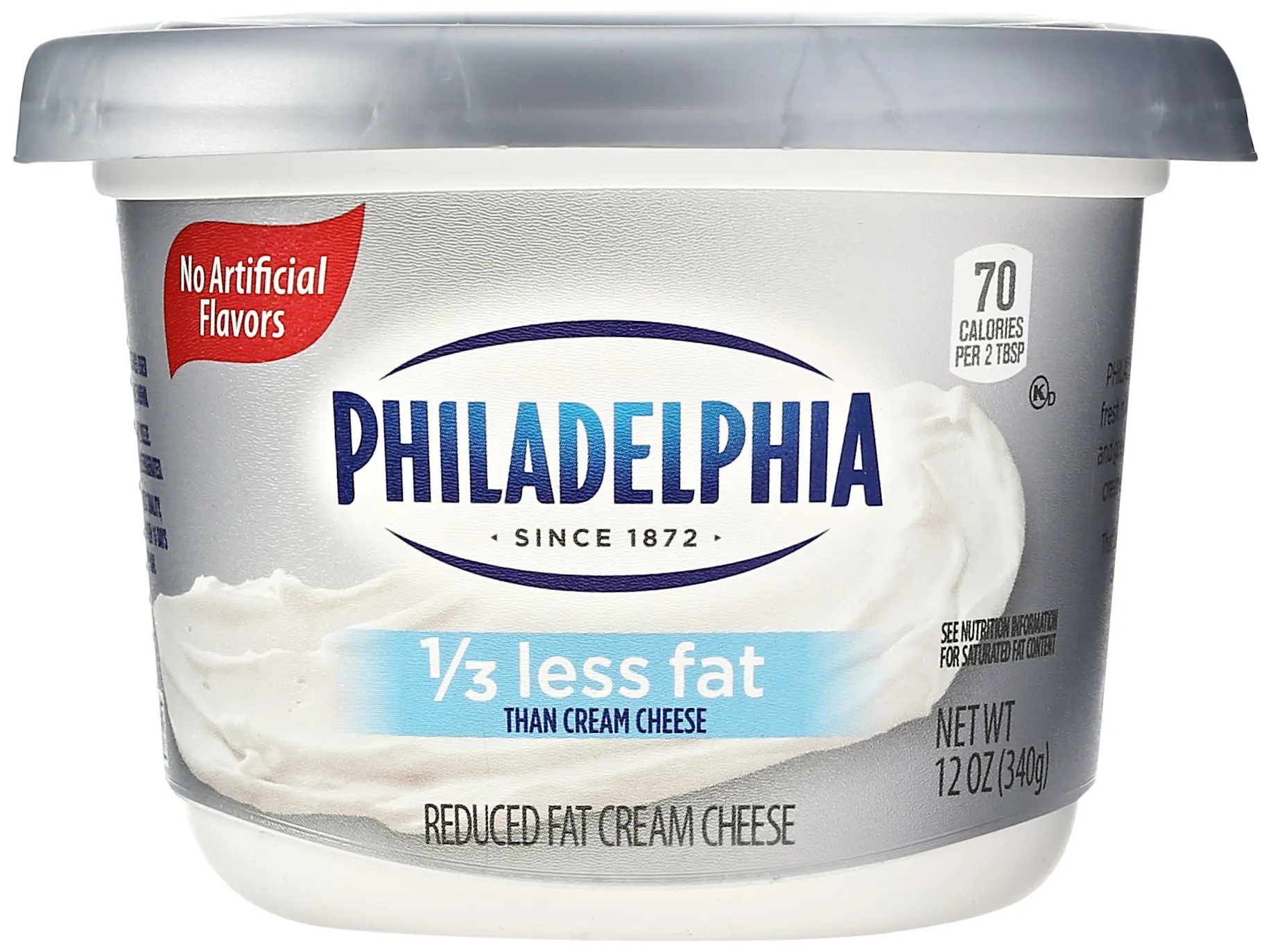 1.0. Philadelphia, Cream Cheese, 1/3 Less Fat, 12 oz. 