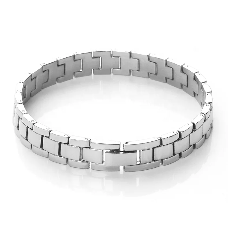 

OUMI High Quality Stainless Steel Watch Strap Wide Men's Charm Bracelets