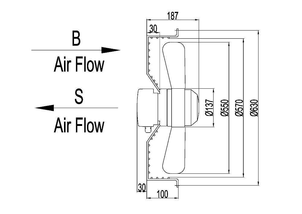 New Arrival High Volume Mitsubishi Fan Motor Using In Household