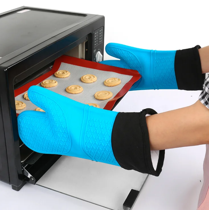 

2018 Wholesale Customization Heat Resistant Oven Silicone Glove, According to the picture