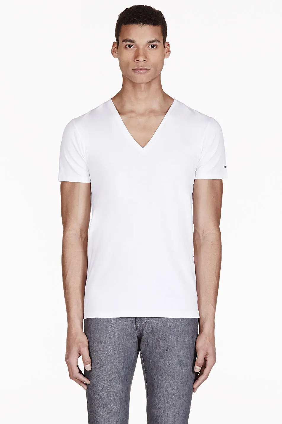 White V-neck 100 Polyester T Shirts Wholesale - Buy 100 Polyester T ...