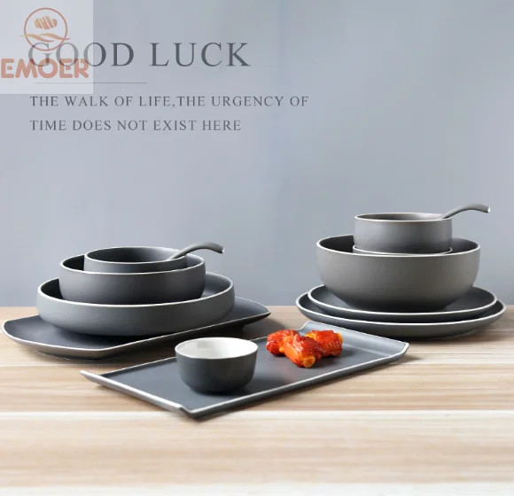 Speckled Antique Dinner Set / Porcelain Pottery Dinnerware Buy Dinner