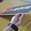 Warning words Foam Board, PVC forex sheet, forex board