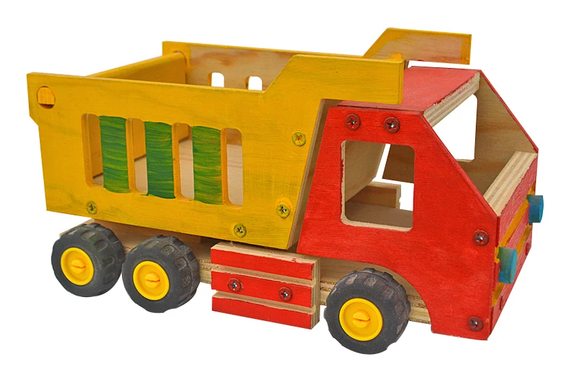 auto de madera para niños