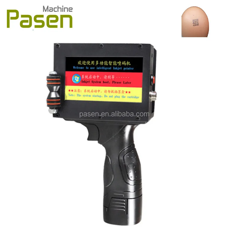 Hs Code Printing Machine / Inkjet Printer For Plastic Bag Date Printer