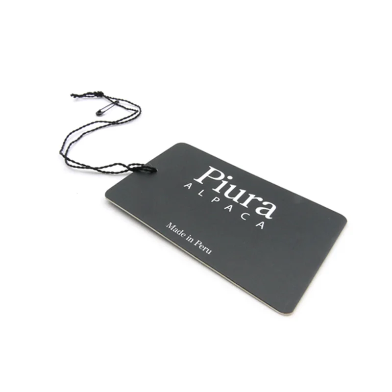 custom hang tags with elastic string