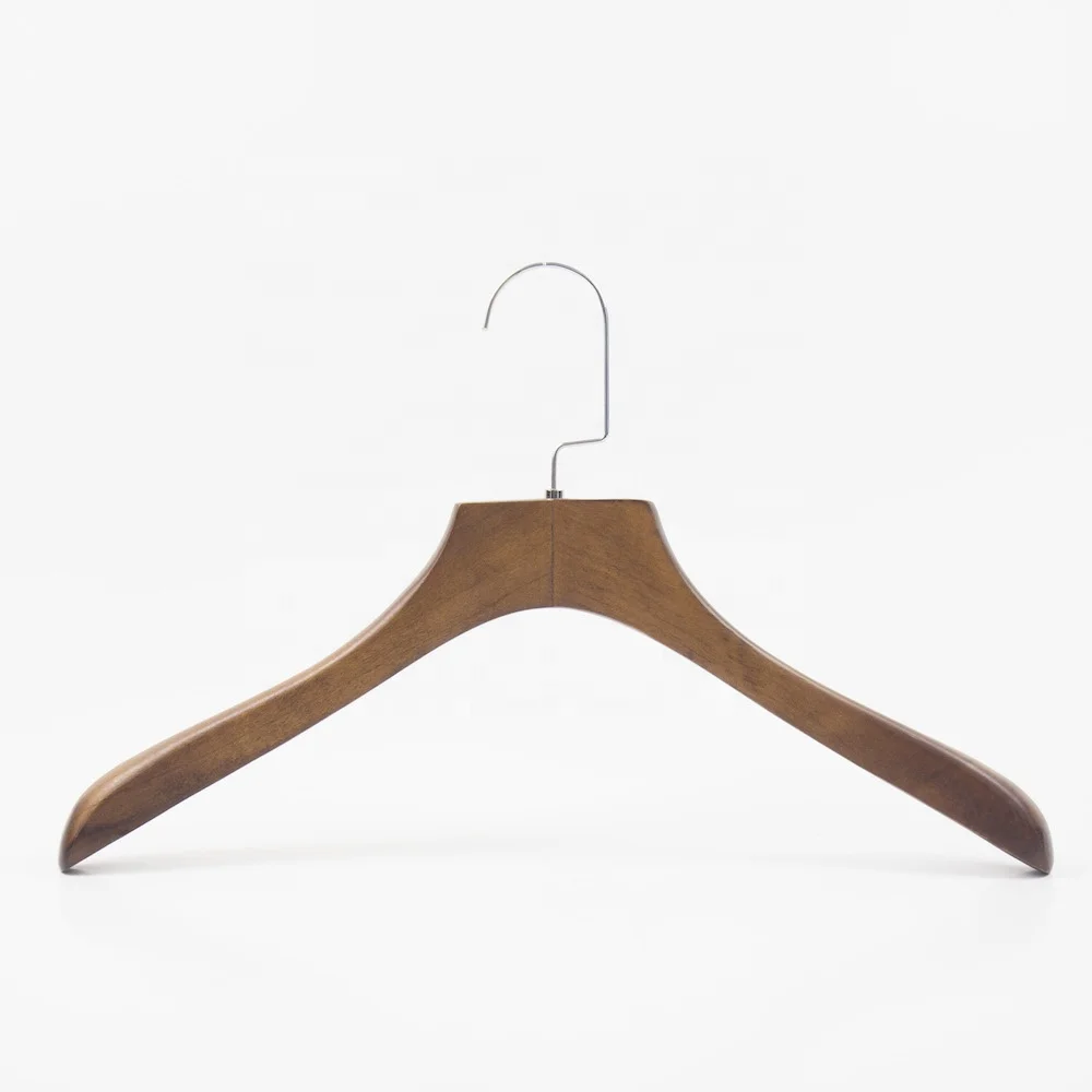 

LAVINIA Wide Shoulder Vintage Wooden Coat Rack 38cm Rack Display Wooden, Any color