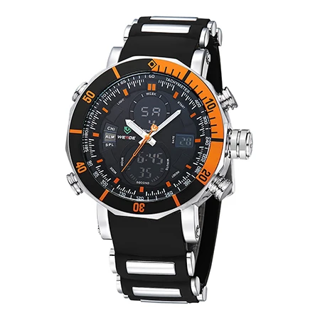 

WEIDE WH5203-12C factory price cheap sport lcd top brand exclusive rubber band watches for men