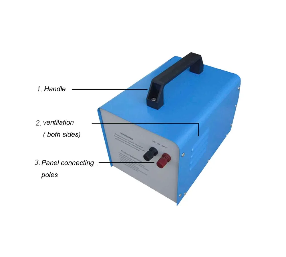 40W poly panel AC DC inverter solar energy power system for home use