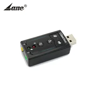 2018 Factory supply OEM ODM 7.1 channel USB 2.0 External 3D sound card