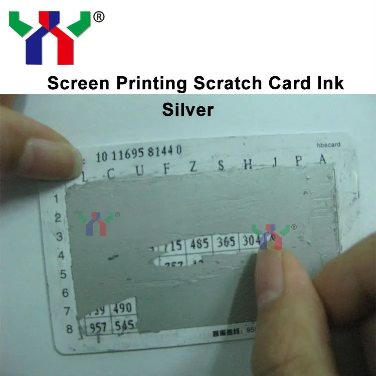 Anti Forgery Scratch Card Ink For Screen Printing