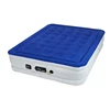 Wholesale Elevated Raised Flocking PVC Indoor and Outdoor Use Inflatable Bed with built in pump