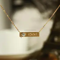 

New 2016 Graduation Cap With I Did It Words Pendant Necklaces Stainless Steel Jewelry Graduation Souvenirs Gifts