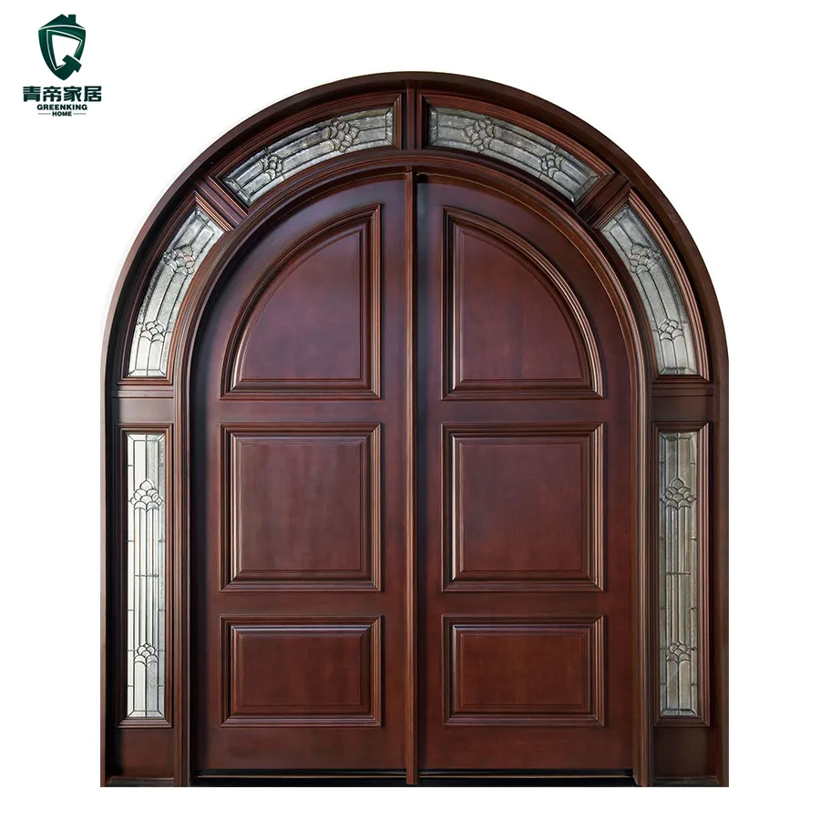 New Designs Arch Frame Interior Rounded Wooden Door Buy Wooden Door Wooden Arch Door Frame Interior Wooden Rounded Door Product On Alibaba Com