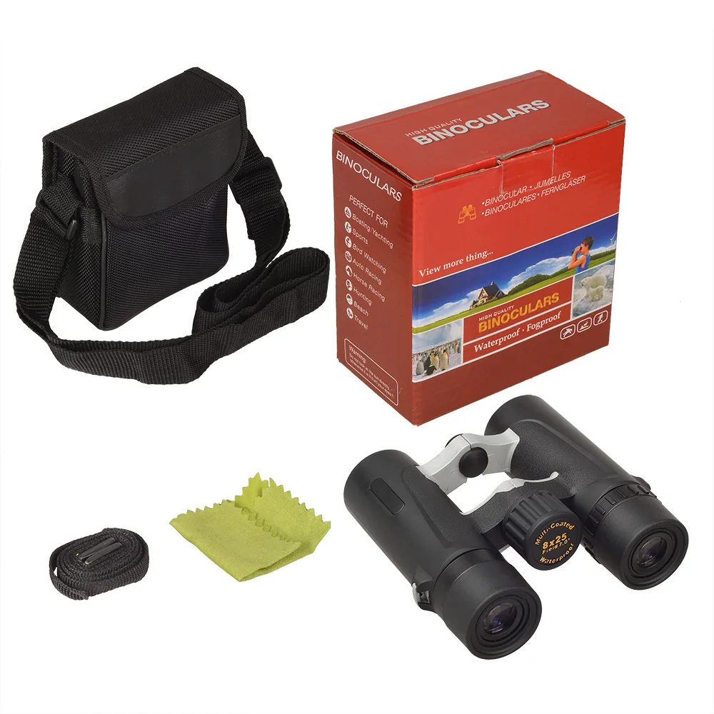 Travel Long Range Binoculars Distance Measuring Mini Digital Binoculars