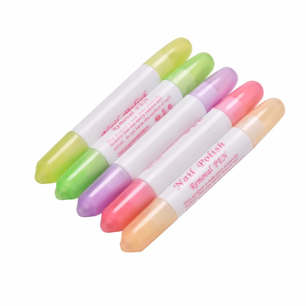 1Pcs Nail Art Corrector Pen Remove Mistakes + 3 Tips