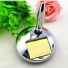 new Silver Pen With Magnetic Floating Base And Notepad metal table pen