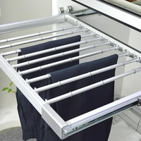 

Pull Out Pants Rack Closet Accessories Trouser Rack Wardrobe Hardware 600 Cabinet