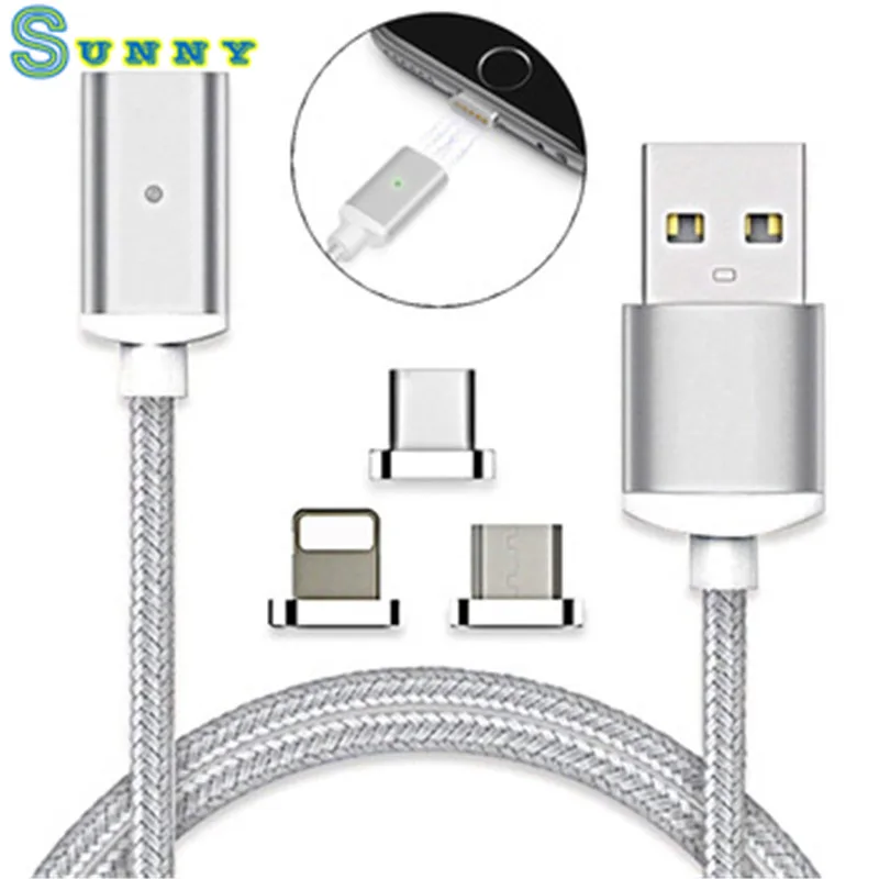 

new product ideas 2018 3 in 1 Metal Magnetic USB Charging Cable for Mobile Phones