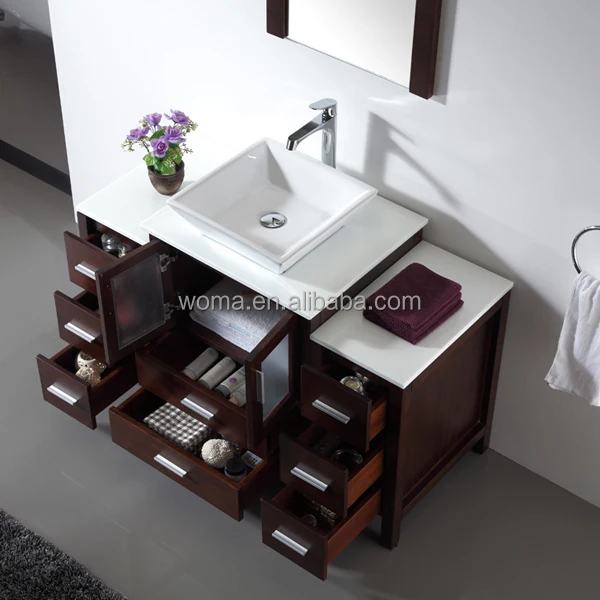 3199C solid wood bathroom cabinets vanity,china sanitary ware the top 10 brands WOMA