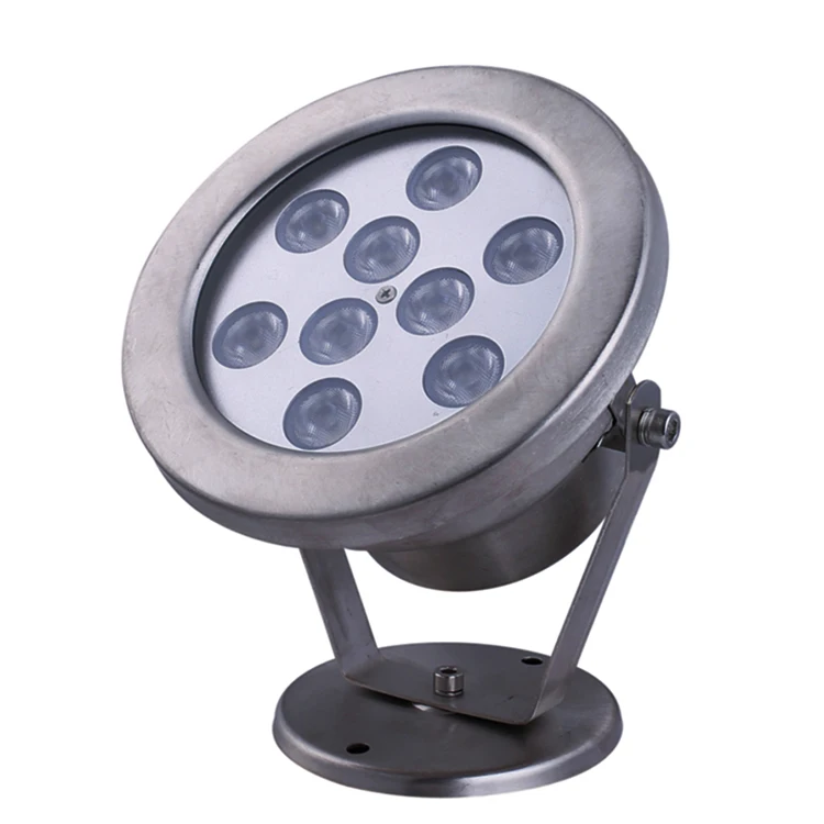 Emaux Underwater Lights Rgb Pool Lights LED IP68 Dix Led Ip68 Auto Change Landscape Stainless Steel ROHS EMC LVD Ce