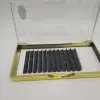Black eyelash extension color and PBT Fiber Material Silk/Mink eyelashes extensions