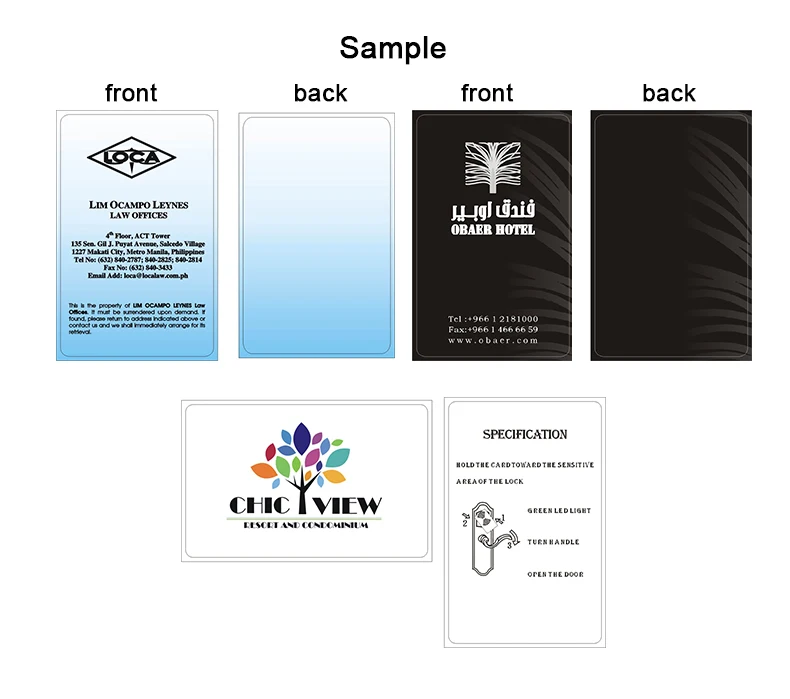 Full colour offset Printed RFID Key Card For RFID Hotel Door Access Card