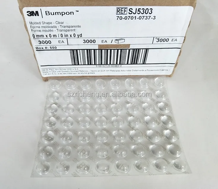 3m Self-Adhesive Rubber Feet Bumpon 3m Clear Adhesive Dots - China Rubber  Bumper, Rubber Bumpons