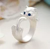 wholesale Fashion jewelry opening adjustable ring Animal style popular ring