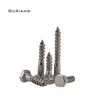 DIN571 304 Stainless Steel hexagonal self-tapping M10 Heavy Duty wood screw