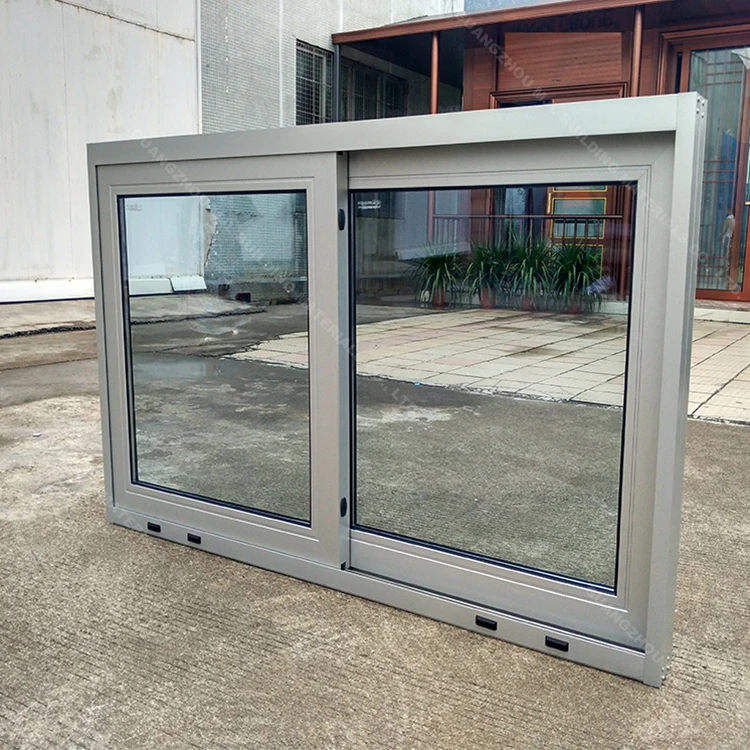 Customized Size Aluminium Glass Sliding Office Reception Window With