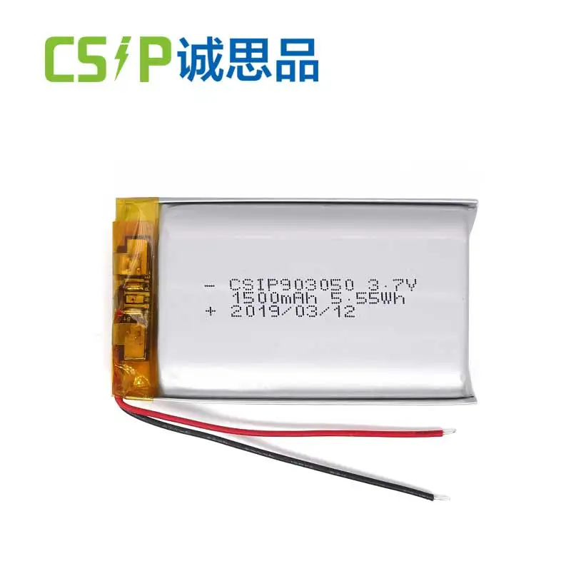 
IEC 3.7v 903050 1500mah lithium ion polymer battery for digital products 