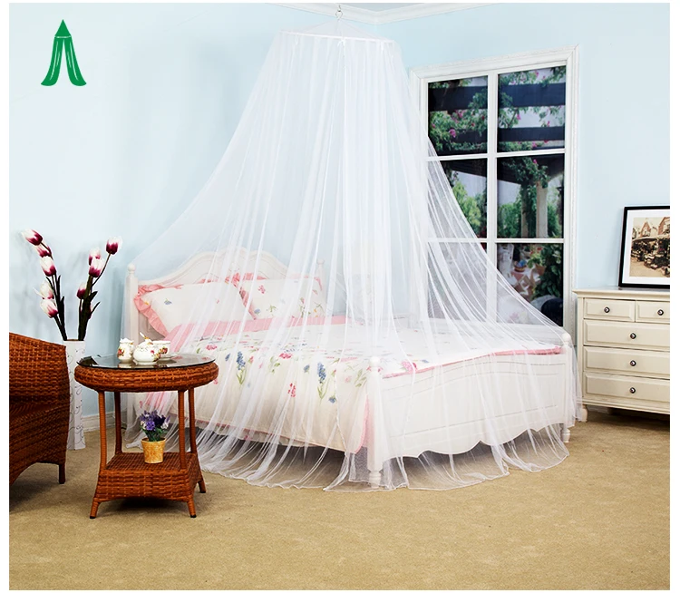 Foldable Lightweight 100 Polyester Indoor Hanging Bed Canopy Anti
