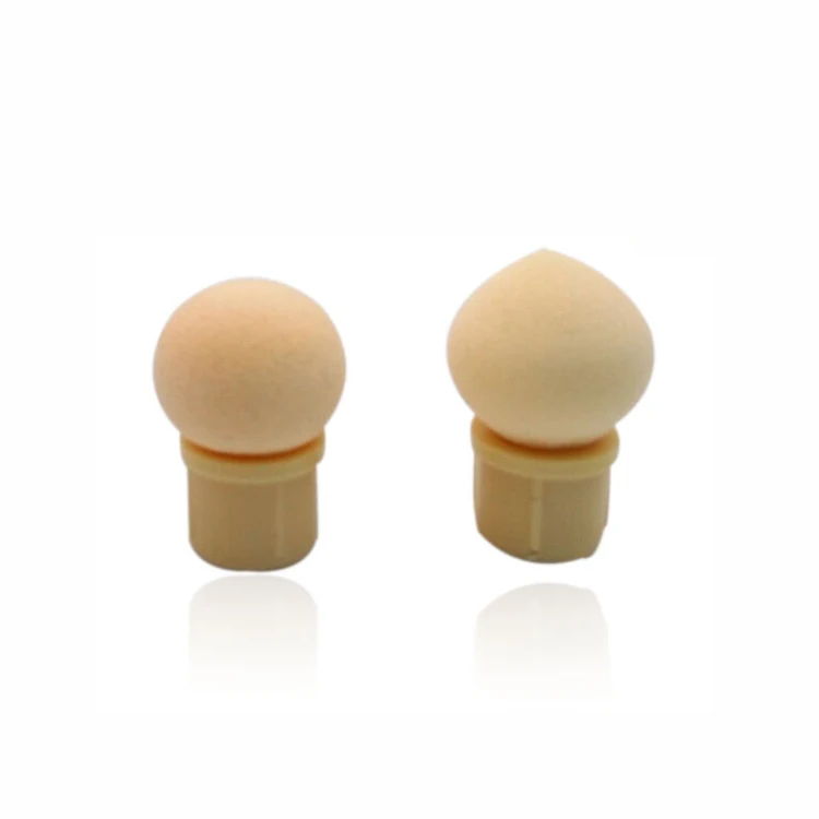 

Nail art tools Sharp pointed and Round Sponge Head replacement for Ombre Nail Brush Set, Nude